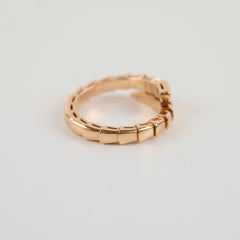 Bulgari Serpenti Ring Rose Gold Size XXL