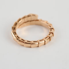 Bulgari Serpenti Ring Rose Gold Size XXL