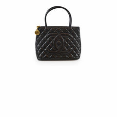 Chanel Medallion Tote Black Caviar GHW