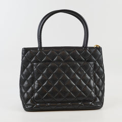 Chanel Medallion Tote Black Caviar GHW
