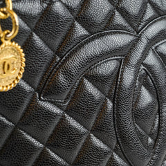 Chanel Medallion Tote Black Caviar GHW