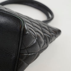 Chanel Medallion Tote Black Caviar GHW