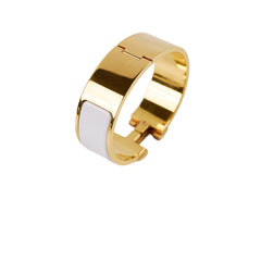 Hermes Clic H Bracelet Blanc 20mm GM
