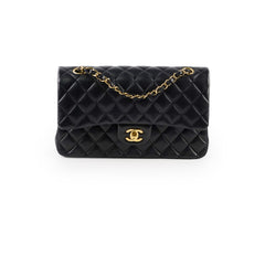 Chanel Classic Flap Medium Lambskin Black