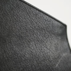 Saint Laurent Large College Chevron Calfskin Black