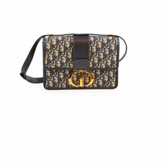 Dior Medium 30 Montaigne Navy Oblique