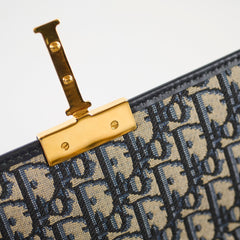 Dior Medium 30 Montaigne Navy Oblique