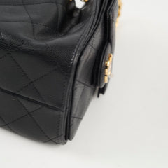 Chanel Mini 25 Black Caviar