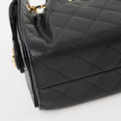 Chanel Mini 25 Black Caviar