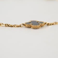 Van Cleef & Arpels 10 Motif Onyx Necklace 2024