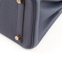 Hermès Birkin 25 Blue RGHW - D Stamp