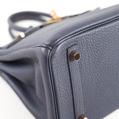 Hermès Birkin 25 Blue RGHW - D Stamp