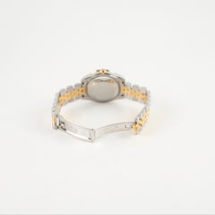 Rolex 31mm Two Tone Datejust Diamond Bezel Watch