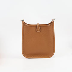 Hermes Mini Evelyne Gold PHW Zigzag Strap U Stamp