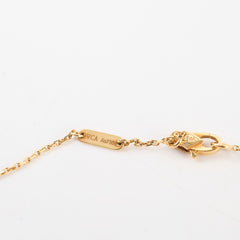 Van Cleef & Arpels Sweet Alhambra Mother Of Pearl MOP Yellow Gold Necklace