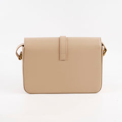 Saint Laurent Universite Flap Bag Beige