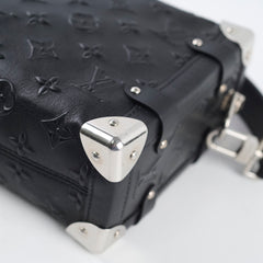 Louis Vuitton Side Trunk MM Black Leather
