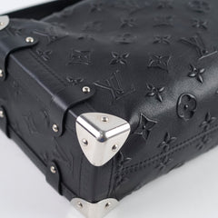 Louis Vuitton Side Trunk MM Black Leather
