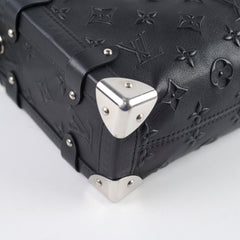 Louis Vuitton Side Trunk MM Black Leather