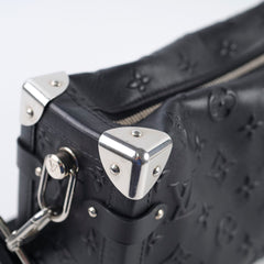Louis Vuitton Side Trunk MM Black Leather