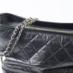 Chanel Medium Gabrielle Hobo Quilted Lambskin Black