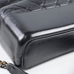 Chanel Medium Gabrielle Hobo Quilted Lambskin Black