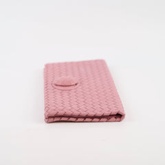 Bottega Veneta Woven Clutch Dusty Pink