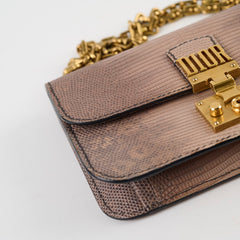 Dior DiorAddict Chain Bag Lizard