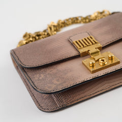 Dior DiorAddict Chain Bag Lizard