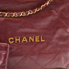 Chanel 22 Large Burgundy