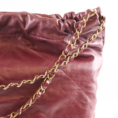 Chanel 22 Large Burgundy
