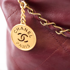 Chanel 22 Large Burgundy