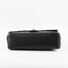 Chanel Single Flap Maxi Flap Black Lambskin SHW