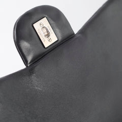 Chanel Single Flap Maxi Flap Black Lambskin SHW