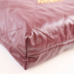 Chanel 22 Large Burgundy