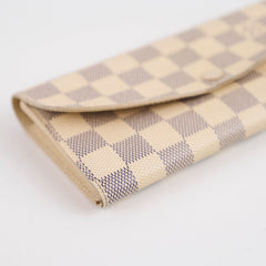 Louis Vuitton Emilie Wallet Damier Azur