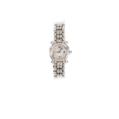 Chopard Stainless Steel Happy Sport Watch with Diamonds