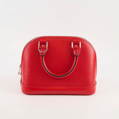 Louis Vuitton Louis Vuitton Alma BB Epi Red