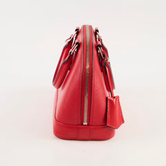 Louis Vuitton Louis Vuitton Alma BB Epi Red