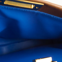 Fendi Medium Peekaboo Brown Nappa Calfskin