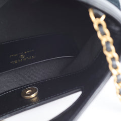 Chanel Kelly Small Black Suede (Microchip)