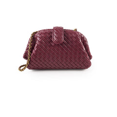 Bottega Veneta Lauren 1980 Clutch Small Burgundy