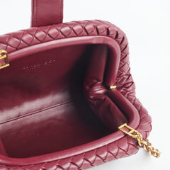 Bottega Veneta Lauren 1980 Clutch Small Burgundy