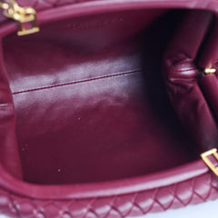 Bottega Veneta Lauren 1980 Clutch Small Burgundy