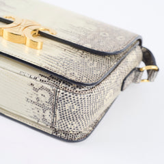 Celine Teen Triomphe Ombre Lizard