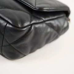 Chanel 19 Small Goatskin Black