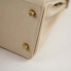 Hermès Hermes Kelly 28 Retourne Evercolour Beton C Stamp