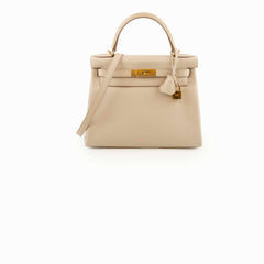 Hermès Hermes Kelly 28 Retourne Evercolour Beton C Stamp