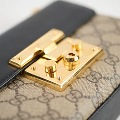 Gucci GG Supreme Padlock Small Shoulder Bag