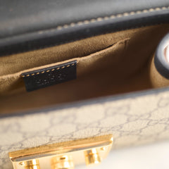 Gucci GG Supreme Padlock Small Shoulder Bag